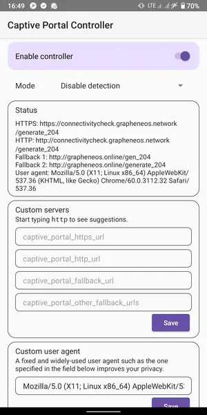 Captive Portal Controller